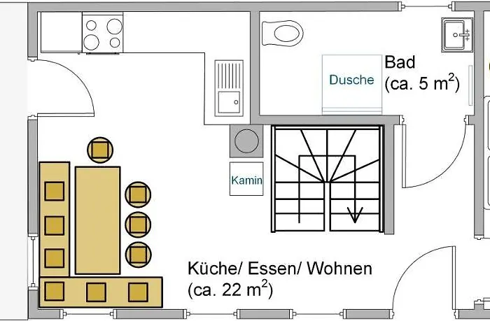 Lauch3 - Ferienhaeuser Am * Gorden-Staupitz