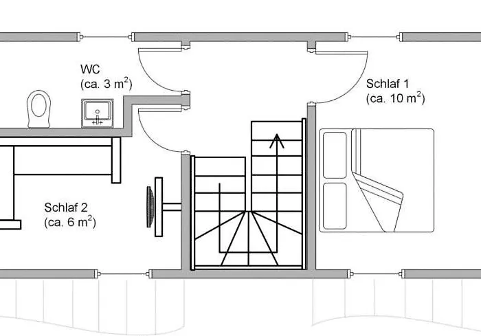 펜션 Lauch3 - Ferienhaeuser Am *